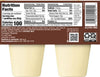 Vanilla Flavored Pudding, 4 Count Pudding Cups