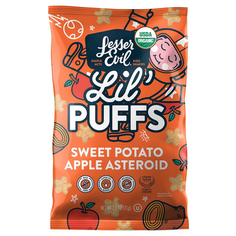 Organic Sweet Potato Apple Lil' Puffs, 2.5 OZ