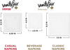 Everyday Paper Napkins, 100 Count, Disposable Napkins Made Soft and Smooth for Everyday Meals