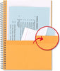 Small Spiral Notebook, 2 Subject, College Ruled Paper, 9-1/2" X 6", 100 Sheets, Gray (840004AA3)