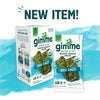 Seaweed Grab & Go Organic Premium Roasted Seaweed Snacks, Sea Salt, 5 Count Trayless, Keto, Vegan, Gluten-Free, Great Source of Omega3S and Iodine, Healthy On-The-Go Snack for Kids and Adults