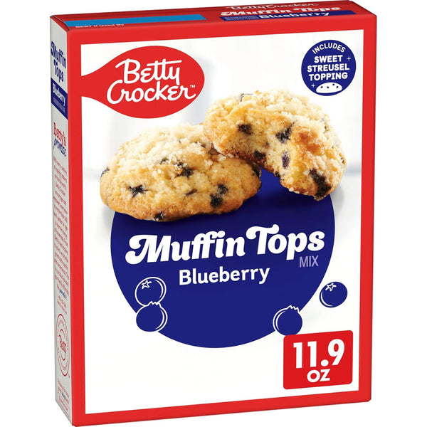 Muffin Tops Mix, Blueberry, with Topping, 11.9 Oz