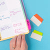 Multiuse Ultra Tabs, 2" X 1.5", 2-Side Writable, Neon Pink/Green/Orange, 24 Repositionable Tabs (74753)