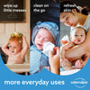 Plastic-Free Original Baby Wipes, 99.9% Water Based Wipes, Unscented & Hypoallergenic for Sensitive Skin, 180 Count (3 Packs), Packaging May Vary