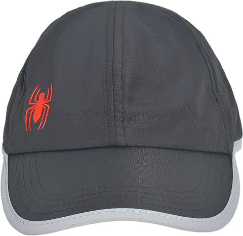 Marvel Spider-Man Running Hat, Lightweight Active Sports Baseball Cap, Men and Women'S Golf, Tennis and Gym Accessories, Black, One Size