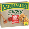 Savory Nut Crunch Bars, Hot and Spicy Crispy Nut Bar, 5 Bars, 4.45 Oz