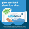 Plastic-Free Original Baby Wipes, 99.9% Water Based Wipes, Unscented & Hypoallergenic for Sensitive Skin, 180 Count (3 Packs), Packaging May Vary