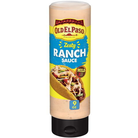 Taco Sauce, Zesty Ranch Sauce, Squeeze Bottle, 9 Oz.