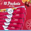 Fruit Punch Artificially Flavored Powdered Drink Mix, 10 Ct. On-The-Go-Packets