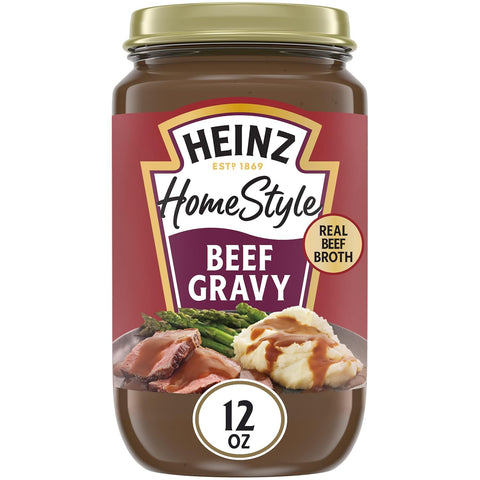 Homestyle Beef Gravy, 12 Oz Jar