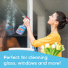 Glass and Window Cleaner Spray Bottle, Ammonia Free, Bottle Made from 100% Recovered Coastal Plastic, Surface Cleaning Spray, Crystal Rain Scent, 32 Fl Oz