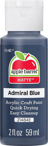 Acrylic Paint in Assorted Colors (2 Oz), 21484, Admiral Blue