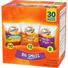 Crackers Big Smiles Variety Pack with Cheddar, Colors, and Pretzels, Snack Packs, 30 Ct
