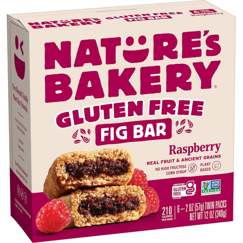 Raspberry Fig Bar, 6 Count, 2 Ounce