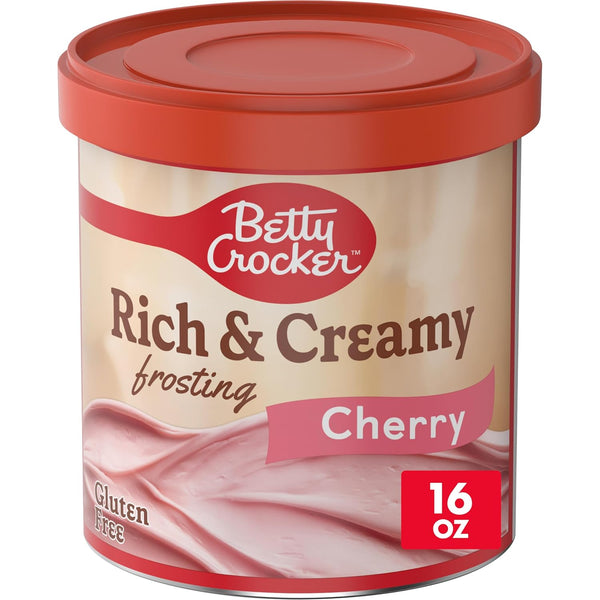Gluten Free Rich and Creamy Cherry Frosting, 16 Oz.