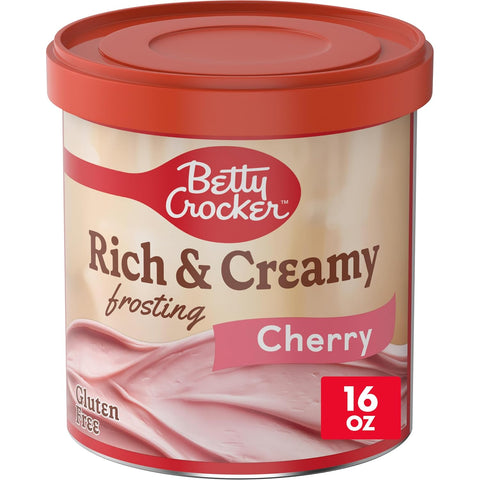Gluten Free Rich and Creamy Cherry Frosting, 16 Oz.