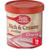 Gluten Free Rich and Creamy Cherry Frosting, 16 Oz.