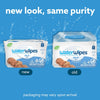 Plastic-Free Original Baby Wipes, 99.9% Water Based Wipes, Unscented & Hypoallergenic for Sensitive Skin, 180 Count (3 Packs), Packaging May Vary