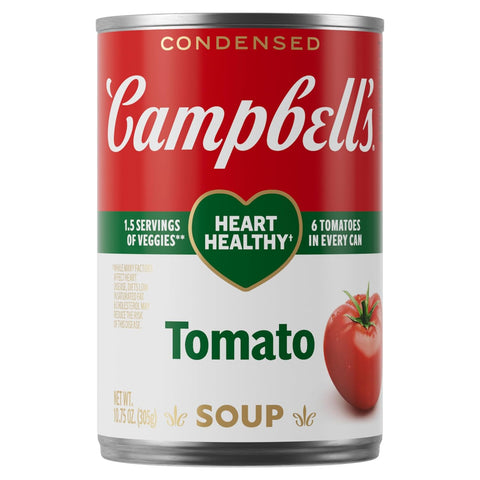 Campbell’S Condensed Heart Healthy Tomato Soup, 10.75 Oz Can