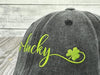 Embroidered Lucky Shamrock Baseball Hat for Women Men, St.Patrick'S Day Gift, Irish Clover Hat Ireland Dad Hat