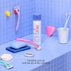 5-Blade Women’S Razor Travel Case - Take Your Razor To-Go - Magnetic Top - Easy Storage - Portable & Convenient - Cool Blue