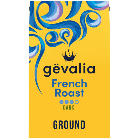 French Roast Dark Roast Ground Coffee, 20 Oz Bag