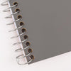 Small Spiral Notebook, 2 Subject, College Ruled Paper, 9-1/2" X 6", 100 Sheets, Gray (840004AA3)