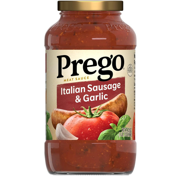 Italian Sausage and Garlic Meat Sauce, 23.5 Oz Jar