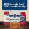 Health Bars Crunchy Dog Biscuits, Oven-Baked with Natural Ingredients, Pumpkin & Cinnamon, 16-Oz Bag