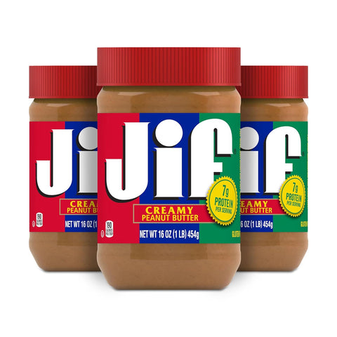 Creamy Peanut Butter, 16 Ounces (Pack of 3)