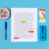 Multiuse Ultra Tabs, 2" X 1.5", 2-Side Writable, Neon Pink/Green/Orange, 24 Repositionable Tabs (74753)