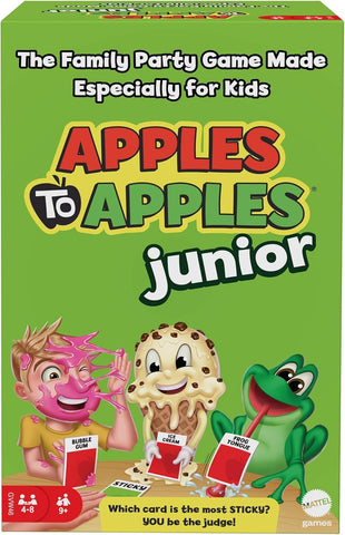 Apples to Apples Junior Kids Game, Card Game for Family Night with Kid-Friendly Words to Make Crazy Combinations