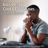 Anti-Viral Facial Tissues, Classroom or Office Tissue, 4 Cube Boxes, 55 Tissues per Box, 3-Ply (220 Total Tissues)