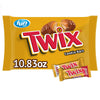 Fun Size Caramel Cookie Milk Chocolate Bars Individually Wrapped Party Candy Chocolate Candy Bars, 10.83 Oz Bag
