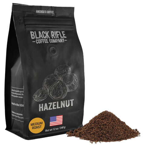 Hazelnut, Flavored Medium Roast Ground Coffee, 12 OZ Bag