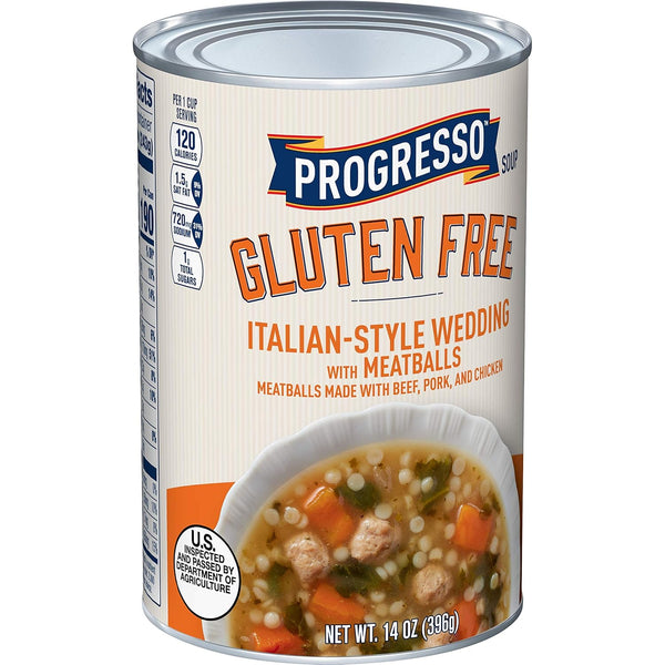 Gluten Free Italian-Style Wedding with Meatballs Canned Soup, 14 Oz.