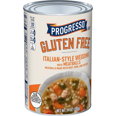 Gluten Free Italian-Style Wedding with Meatballs Canned Soup, 14 Oz.