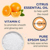 Salt Soak with Pure Epsom Salt, Glow & Radiance with Vitamin C & Citrus Essential Oils, 3 Lbs