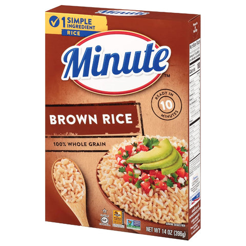 Brown Rice, Instant Brown Rice for Quick Meals, 14-Ounce Box