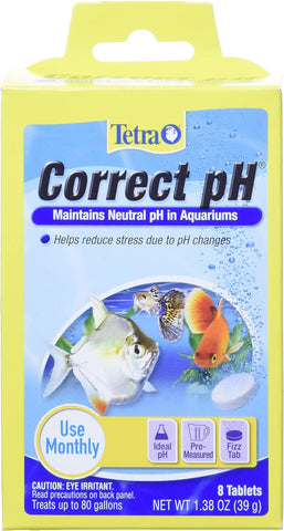 Correct Ph Tablets 8 Count, for Aquarium Water