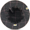 Women'S C & C California Bucket, Reversible Corduroy and Plaid Packable Travel, Wide Brim Summer Hat