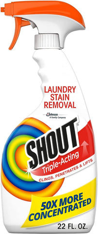 Active Enzyme Laundry Stain Remover Spray, Triple-Acting Formula Clings, Penetrates, and Lifts 100+ Types of Everyday Stains - Prewash Spray 22Oz