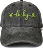 Embroidered Lucky Shamrock Baseball Hat for Women Men, St.Patrick'S Day Gift, Irish Clover Hat Ireland Dad Hat