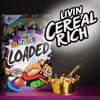Loaded Cereal, Cinnamon Sugar Cereal with Artificially Flavored Vanilla Crème Filling, Family Size, 15.1 Oz