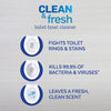 Toilet Bowl Cleaner Gel, for Cleaning and Disinfecting, Stain Removal, Forest Rain Scent, 24Oz