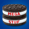 Mega Stuf Chocolate Sandwich Cookies, Party Size, 1 Lb 9.35 Oz