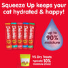 Delectables Squeeze up Creamy Squeezable Puree, Lickable Wet Cat Treats, Grain Free, No Added Fillers, No By-Products, No Added Preservatives, 0.5 Ounces Tuna & Shrimp, 32 Tubes Total