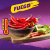 Fuego 17 Oz Fiesta Size Bag, Hot Chili Pepper & Lime Flavored Extreme Spicy Rolled Tortilla Chips