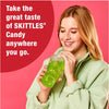 Skittles Singles to Go Variety Pack, Watertok Powdered Drink Mix, Zero Sugar, Low Calorie, Includes 4 Flavors: Green Apple, Strawberry, Grape, Orange, 1 Box (40 Single Servings)