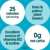 Seaweed Grab & Go Organic Premium Roasted Seaweed Snacks, Sea Salt, 5 Count Trayless, Keto, Vegan, Gluten-Free, Great Source of Omega3S and Iodine, Healthy On-The-Go Snack for Kids and Adults
